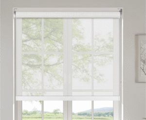 Translucent roller blinds to filter natural light and reduce glare