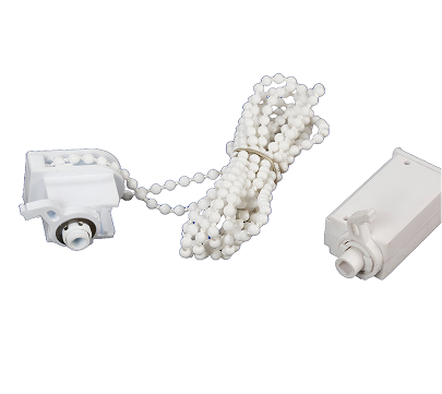 Roman blinds one-touch channel with bead chain control system