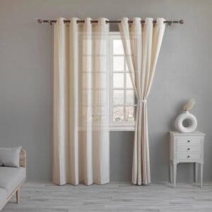 linen simple curtains katha